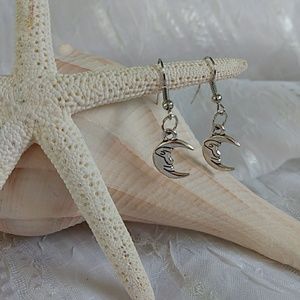 NEW Handmade Moon earrings